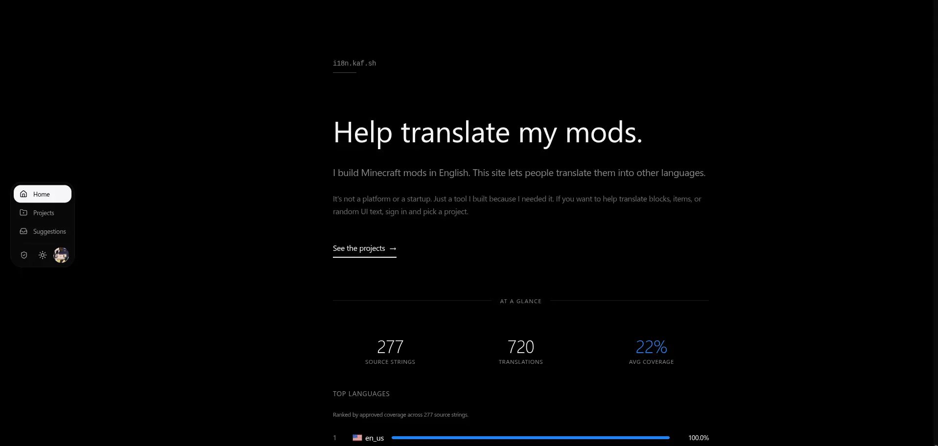 i18n.kaf.sh translation dashboard