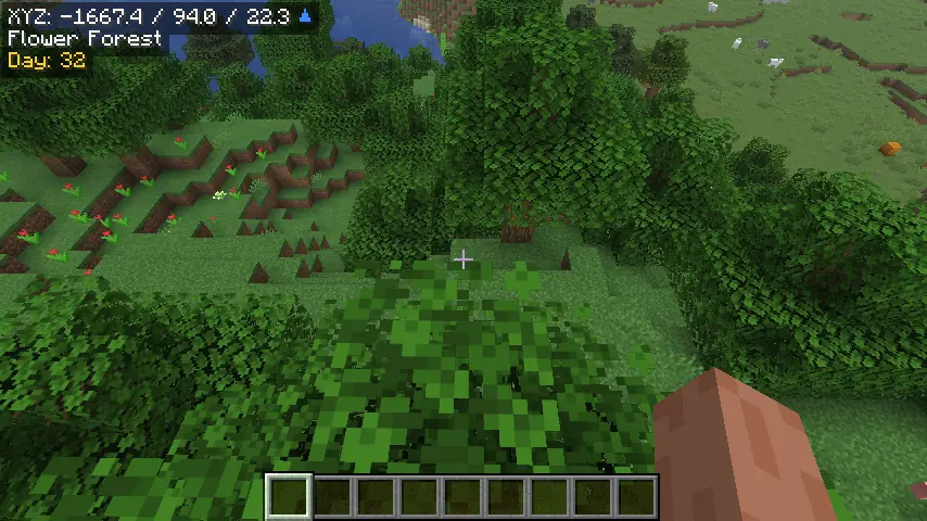 Kaf HUD showing the new location HUD visuals in-game
